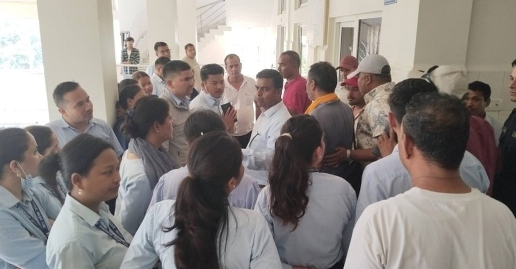 चर्कियो गेटा आँखा अस्पतालको विवाद